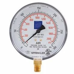 New 🎉 Anvil 1/4 in. 300 psi NPT Aluminum, Copper Alloy and Plastic Fire Sprinkler Air Gauge 🤩