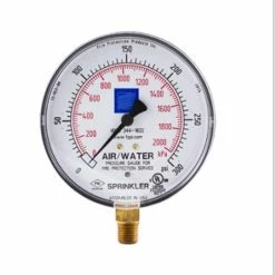 Flash Sale ⌛ Anvil 1/4 in. 300 psi NPT Aluminum, Copper Alloy and Plastic Fire Sprinkler Water Pressure Gauge 🔔