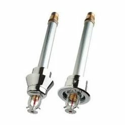 Promo 👍 TYCO Series DS-2 1 in. 155F 11.2K Pendent and Standard Response Sprinkler Head in Chrome Plated 🔔